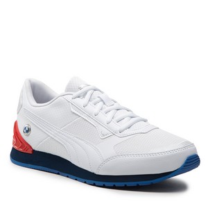 Puma Sneakersy Bmw Mms Track Racer 307310 02 P Wht Fiery Red Strong Blue P�nske